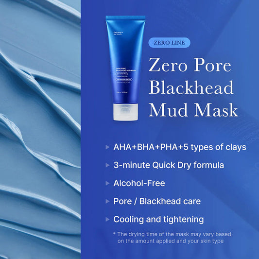 Zero Pore T Blackhead Mud Facial Mask