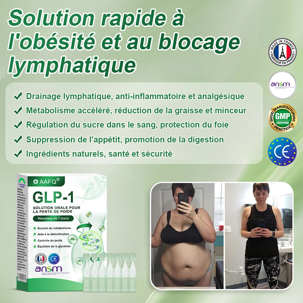 𝐀𝐀Ғ𝐐® G L P-1 𝑺𝒐𝒍𝒖𝒕𝒊𝒐𝒏 𝑶𝒓𝒂𝒍𝒆 👗 Une seule fois par semaine, premiers résultats visibles en 7 jours✅Pour l'obésité, le cœur et la circulation, le diabète, l'apnée du sommeil, les articulations et plus encore